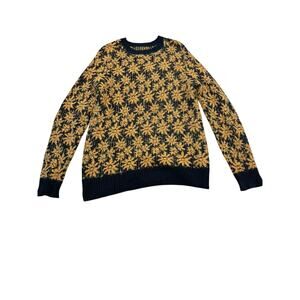 Corridor Men's Floral Alpaca Crewneck Sweater Boho